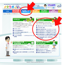 ここをクリック:メタボのリスクとその対処法